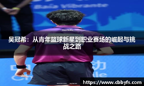 吴冠希：从青年篮球新星到职业赛场的崛起与挑战之路